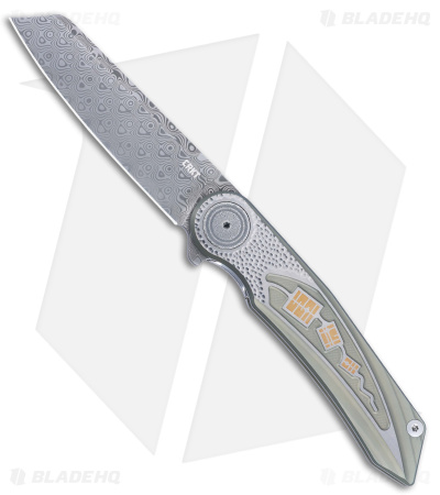 CRKT Fortuitous Liner Lock Knife Gray Titanium/Inlay  (3.5