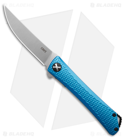 CRKT Kalbi Liner Lock Knife Blue Aluminum (3.3" Satin)