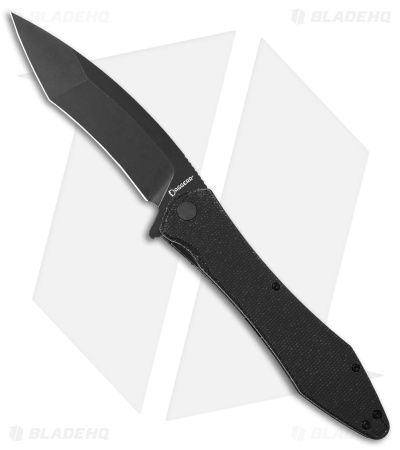 Daggerr Knives Bayun Liner Lock Knife Black Micarta ( 5" Black )