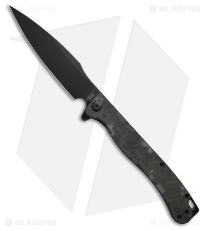 Daggerr Knives Condor Frame Lock Knife Camo G-10 (5" Black SW)