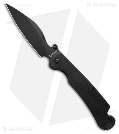 Daggerr Knives Pelican Liner Lock Knife Black G-10 (4.00" Black )