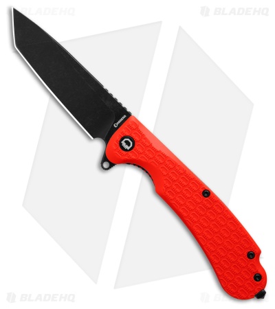 Daggerr Knives Yakuza Liner Lock Knife Orange FRN (3.5" Black Stonewash)