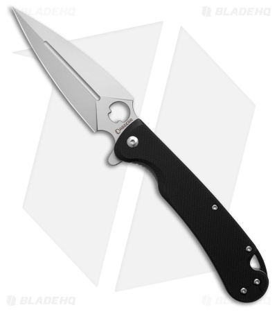 Daggerr Knives Arrow Liner Lock Flipper Knife Black G-10 (3.9" Bead Blast VG10)