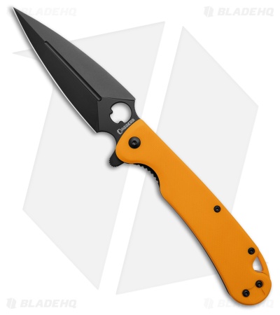 Daggerr Knives Arrow Scorpion Edition Knife Yellow G-10 (3.9" DLC D2)
