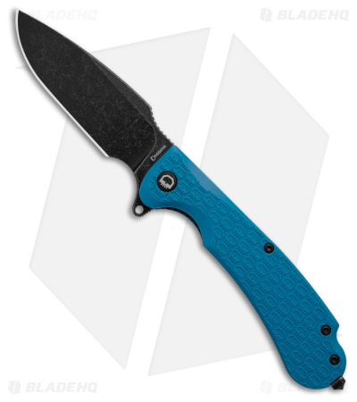 Daggerr Knives Fielder Liner Lock Knife Blue FRN (3.9" Black SW) FDFRNBLUBW