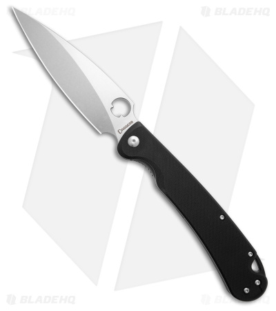 Daggerr Knives Finka Liner Lock Knife Black FRN (5" Stonewash)