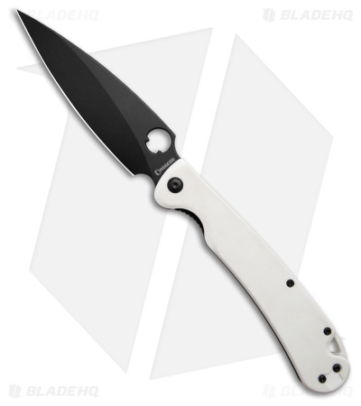 Daggerr Knives Zhalo XL Liner Lock Knife White Stormtrooper G-10 (4.5" BW)
