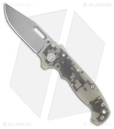 Demko Knives MG AD20S Clip Point Shark-Lock Knife Camo #4 G-10 (3.75