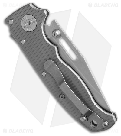 Demko Knives AD20.5 Clip Point Textured Titanium - Blade HQ