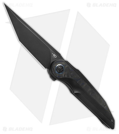 Bestech Knives Blind Fury Tanto Ti/Blue Marble CF Inlay (3.6