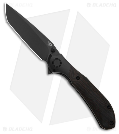 Bestech Knives Constellation Frame Lock Knife Black Ti + G-10 (3.1" Black PVD)