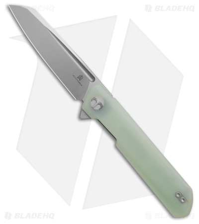 Bestech Knives Dundee Liner Lock MagnaCut Knife Jade G-10 (3.5" Stonewash)