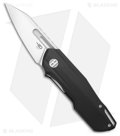 Bestech Knives Toddler Liner Lock Knife Black G-10 (3" Satin/SW) BG64A