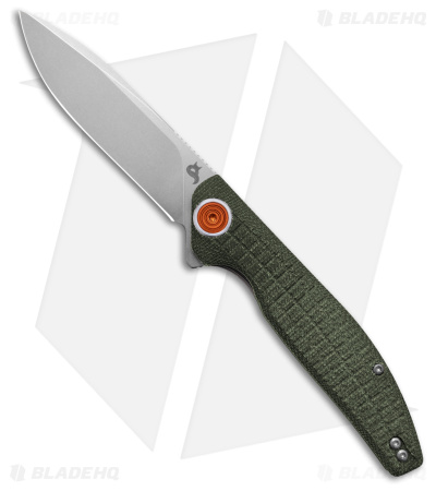 BlackFox Artia Liner Lock Knife OD Green G-10 (3.5" Stonewash) BF765OD