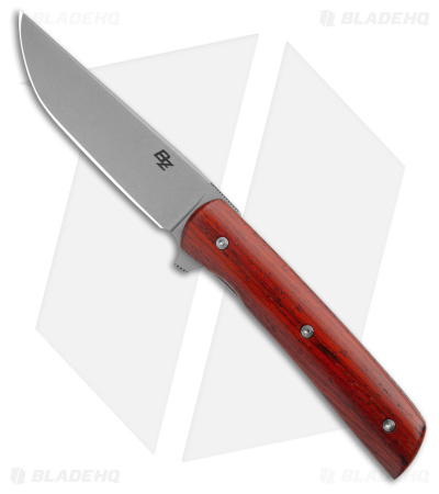Brad Zinker Custom Urban Trapper Flipper Knife Cocobolo (3.25