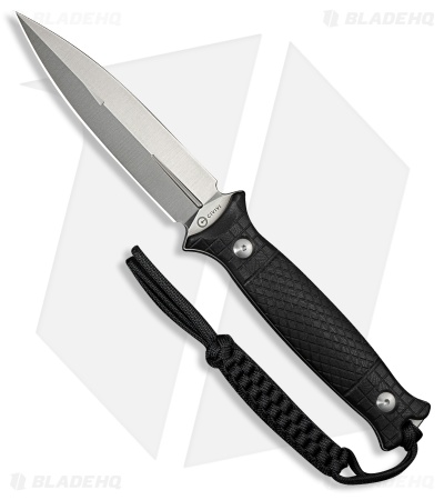CIVIVI Perfrico Fixed Blade Knife Milled Black G-10 (4.5" Satin 14C28N)