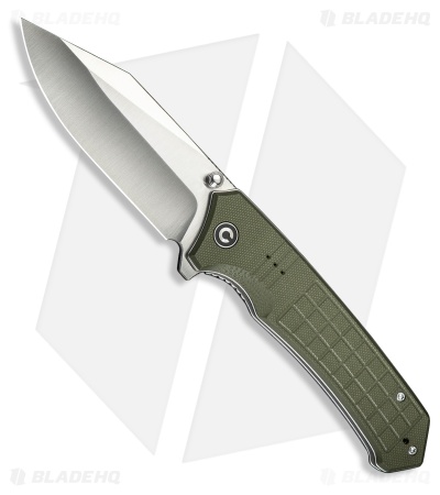 CIVIVI Tacticorix Liner Lock Knife OD Green G-10 (3.7" Satin)