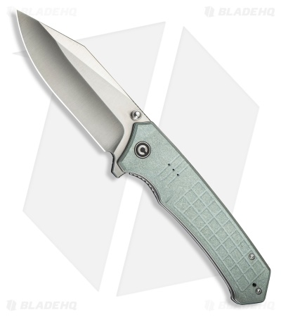 CIVIVI Tacticorix Liner Lock Knife Gray Shredded G-10 (3.7" Satin)