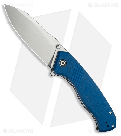 CIVIVI Placoid Liner Lock Knife Blue Shredded G-10 (3.7