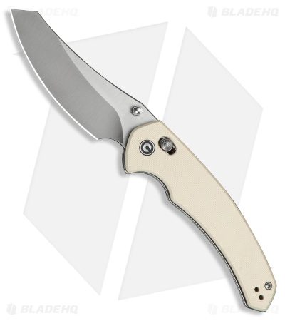 CIVIVI Sixgill Crossbar Lock Knife Ivory G-10 (3.4" Satin Nitro-V)