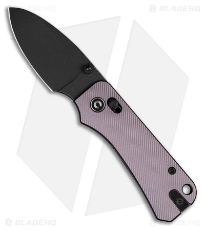 CIVIVI Baby Banter 2 Crossbar Lock Knife Purple Aluminum (2.3" Black SW)