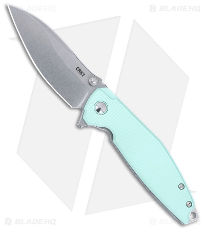 CRKT Burnley Ibis Frame Lock Knife Blue G-10 w/ Stainless Steel (3.1" Stonewash)