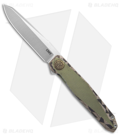 CRKT Ken Onion Facet Viral Knife Titanium (3.5" Satin)
