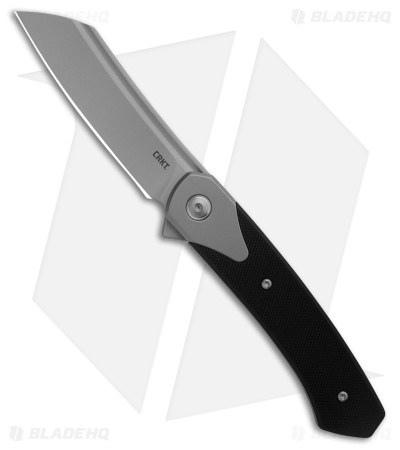 CRKT Viento Liner Lock Knife Black G-10 (3.2" Bead Blast D2) 7135