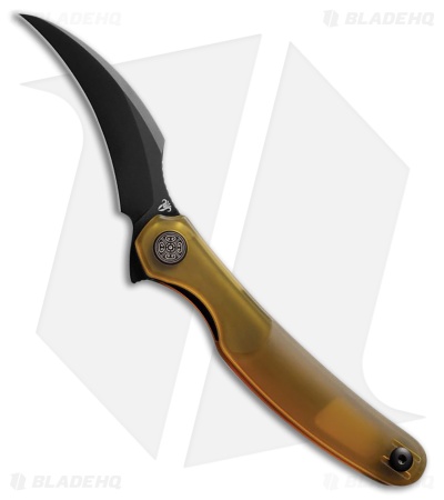 Cavol Mantis Linerlock Knife Ultem (2.5" Black PVD)