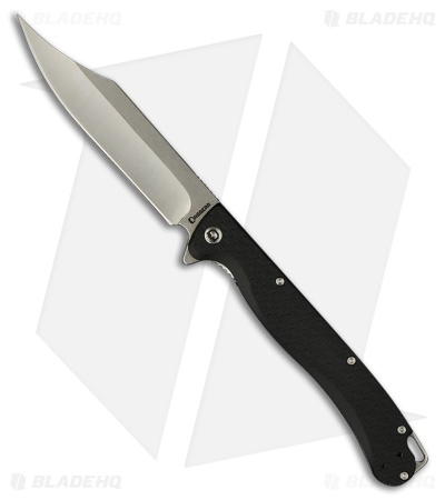 Daggerr Knives Toothpick Liner Lock Knife Black FRN (4.9" Stonewash)