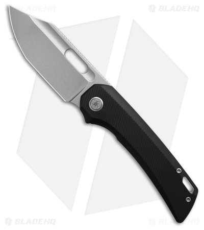EMPEDC Relative Frame Lock MagnaCut Knife Black Titanium (3.4" Stonewash)
