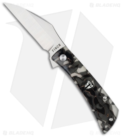 Finch Knife Co. Nocturnal Liner Lock Knife Glow Resin (3" Satin)