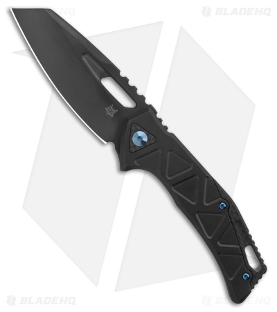 Fox Knives Kronos MagnaCut Frame Lock Knife Black Aluminum (3.3" Black PVD)
