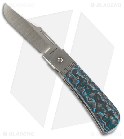 Jack Wolf Knives The Benny Frame Lock Knife Arctic Storm FC (3.25"Satin)