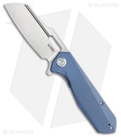 Kubey Knives Atlas Liner Lock Knife Blue G-10 (3.3