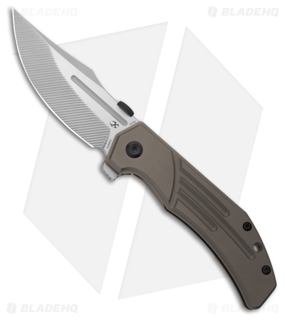 Kansept Knives Orion Frame Lock Knife Bronze Anodized Ti (3.1" Satin CNC Milled)