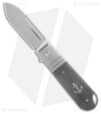 Karbon Knives Ahoy Frame Lock Knife Titanium/Black Micarta (3.1