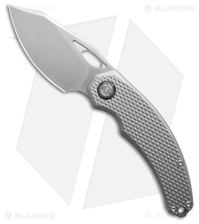 Kunwu Knives Padre Vanax Frame Lock Knife Titanium  (3.4" Satin) K706T-2