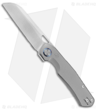 Kunwu Knives  Sheepsfoot TAO Vanax Knife - Titanium