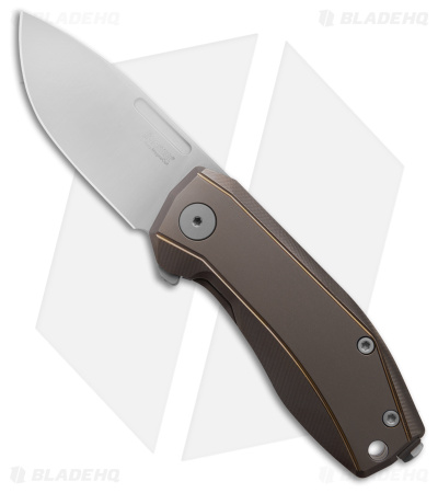 LionSteel Nano Frame Lock Knife Bronze Titanium (2.75