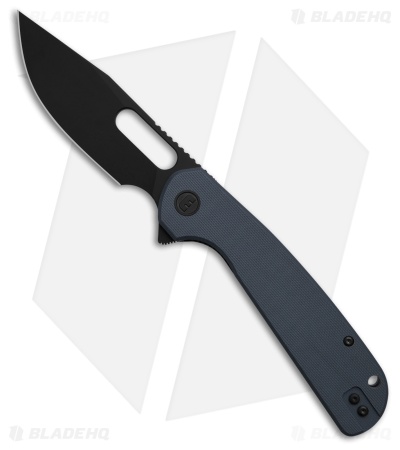 Liong Mah Eutektik Trinity Liner Lock Knife Denim G-10 (3.6" Black 14C28N)