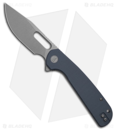 Liong Mah Eutektik Trinity Liner Lock Knife Denim G-10 (3.6" Stonewash 14C28N)