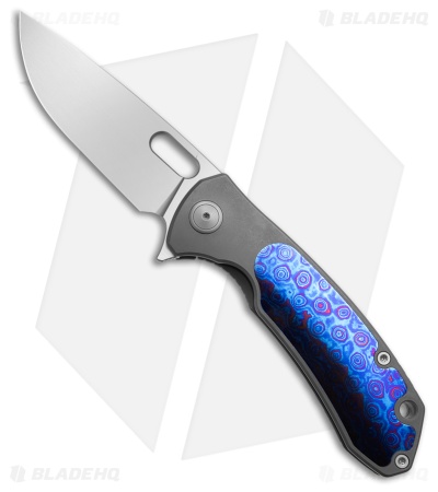 Maxace Balance Frame Lock Knife TC4 Timascus (3.6" Satin M390)