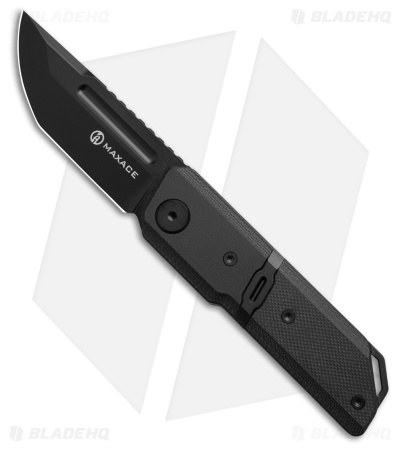 Maxace Capsule II Liner Lock Knife Black G-10 (2.67" Black)