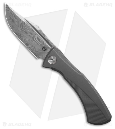 Null Knives Ghoul Liner Lock Knife Staticwash Titanium (3