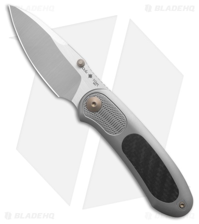 Ochs Worx Lontra EDX Frame Lock Knife Black Twill CF (3