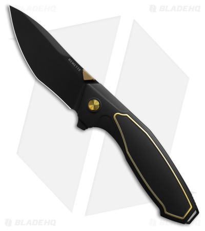 REMETTE RT-Kingfisher Frame Lock Knife Black Titanium (3.5