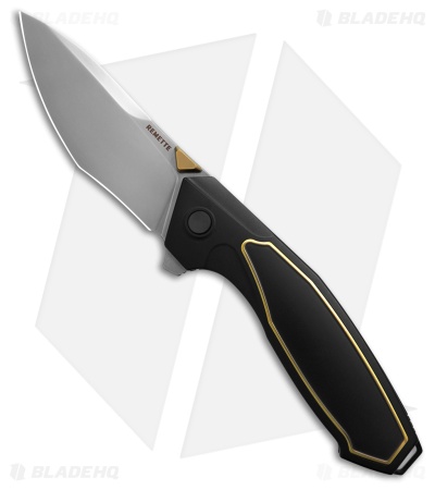 REMETTE RT-Kingfisher Frame Lock Knife Black Titanium (3.5