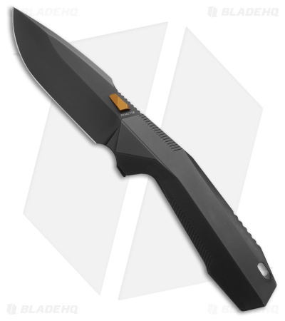 REMETTE RT-WK1 Liner Lock Knife Black Titanium (3.5" DLC)