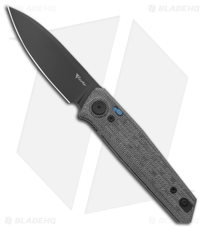 Reate PL-6 Pivot Lock Knife Black Micarta (3.5" Black PVD Nitro-V)